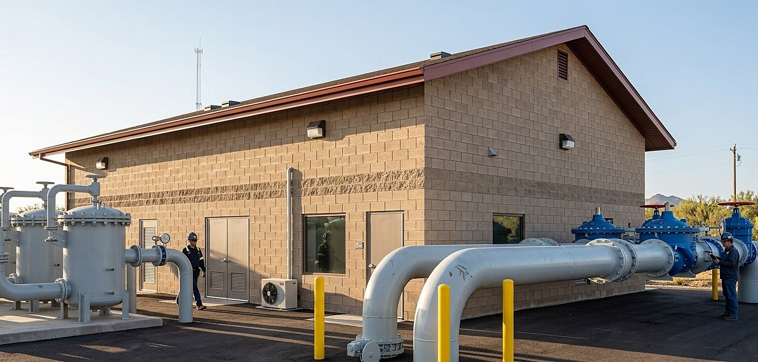 Ontario Water Treatment Plant — Well 37 & 39 — view 2