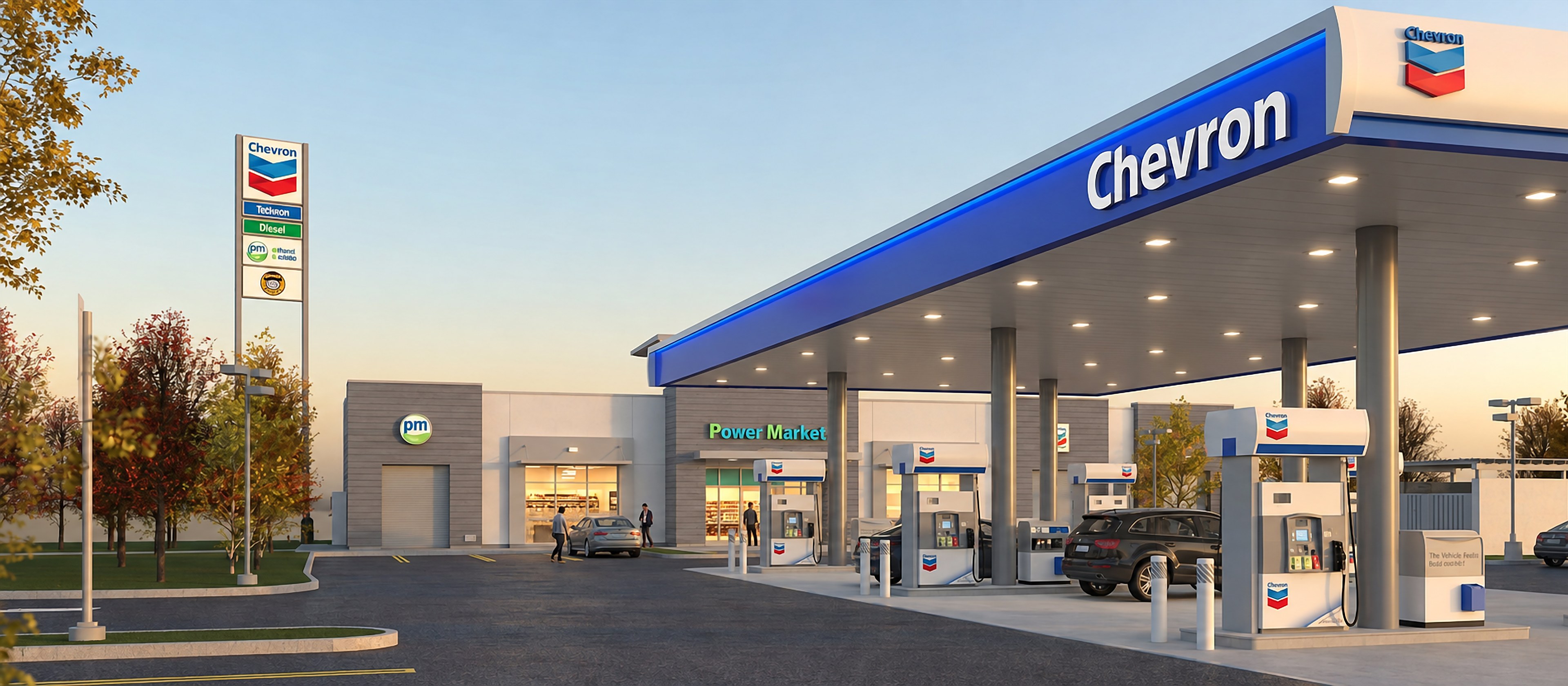 Power Market Gas Station — view 4